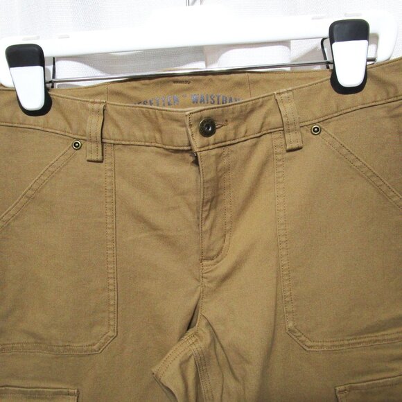 Duluth Trading Co Cargo Pants Women 10 X 33 Flex Fire Hose Relaxed Curvesetter - Picture 5 of 11